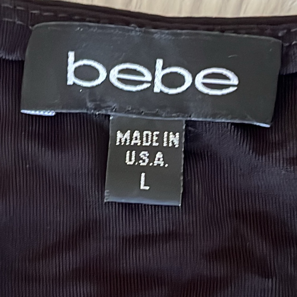 Bebe Strappy Shoulder Tank Size L - Picture 9 of 13